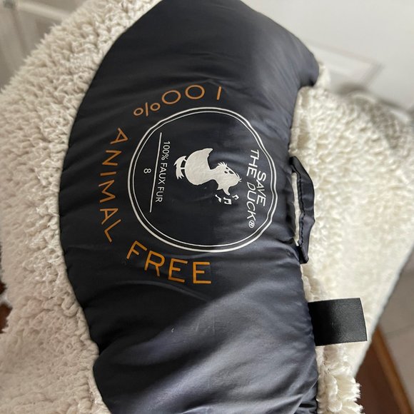 SAVE THE DUCK ROB FAUX FUR LINED HOODED JACKET - Picture 7 of 7